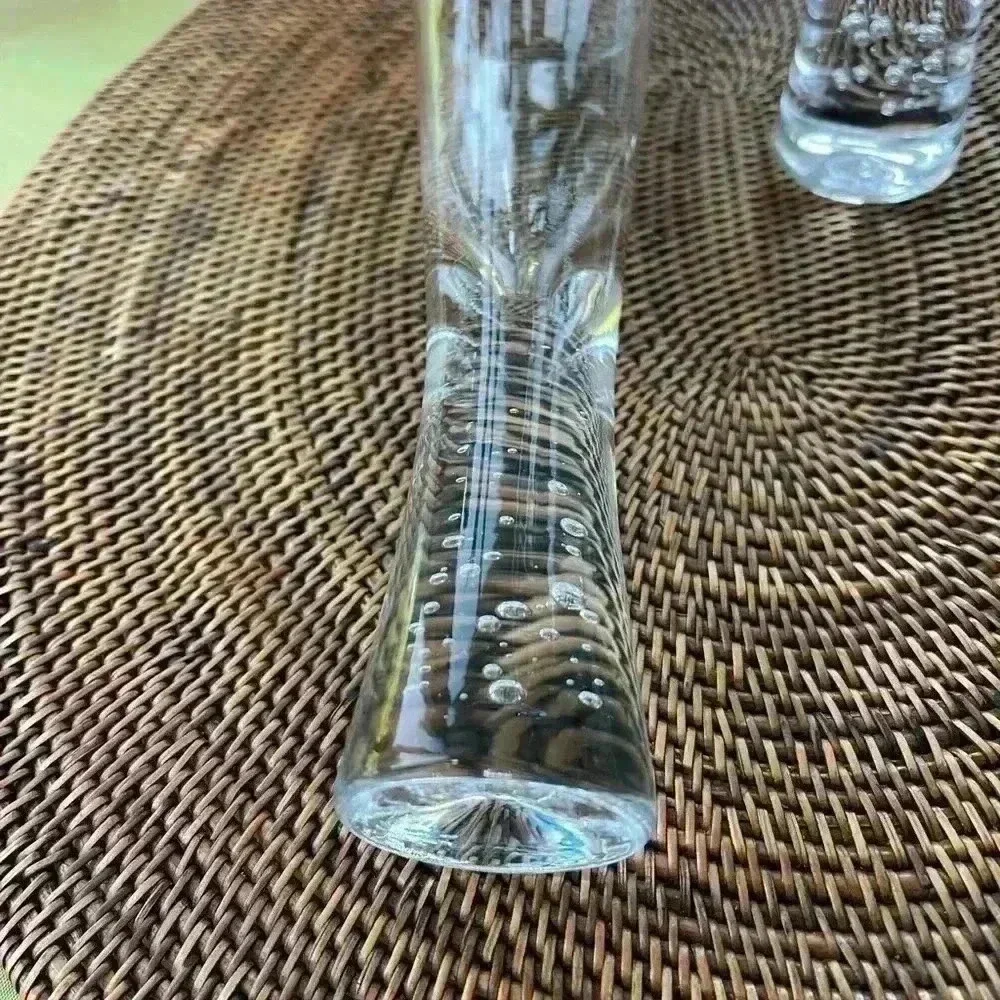 Mysterious rising bubbles / Pair Champagne Cocktail Glass / Sghr SKU 220109